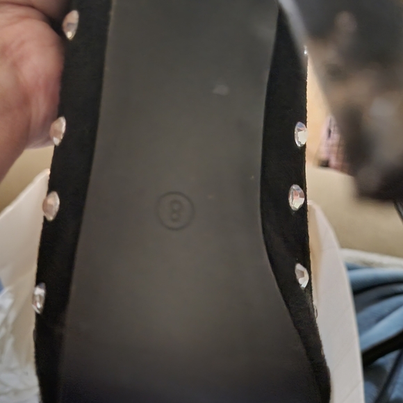 Worn ONCE!!! Beautiful Studded Ankle Boots. - Picture 4 of 7